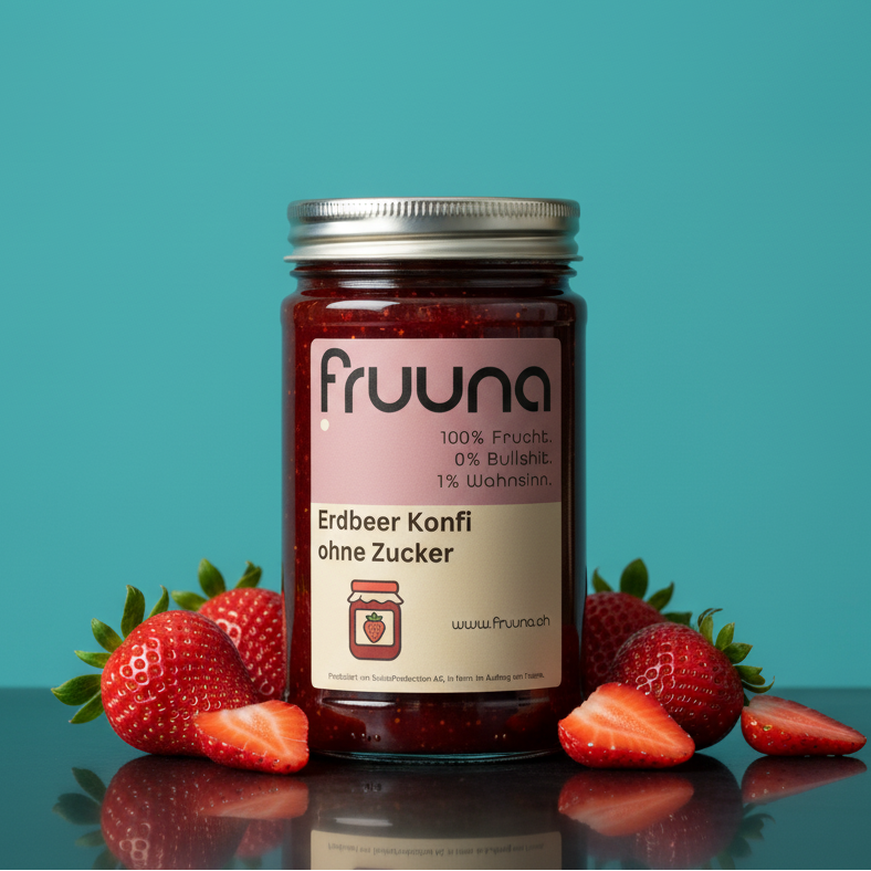 Fruuna Erdbeer Konfi – ohne Zucker, 240g