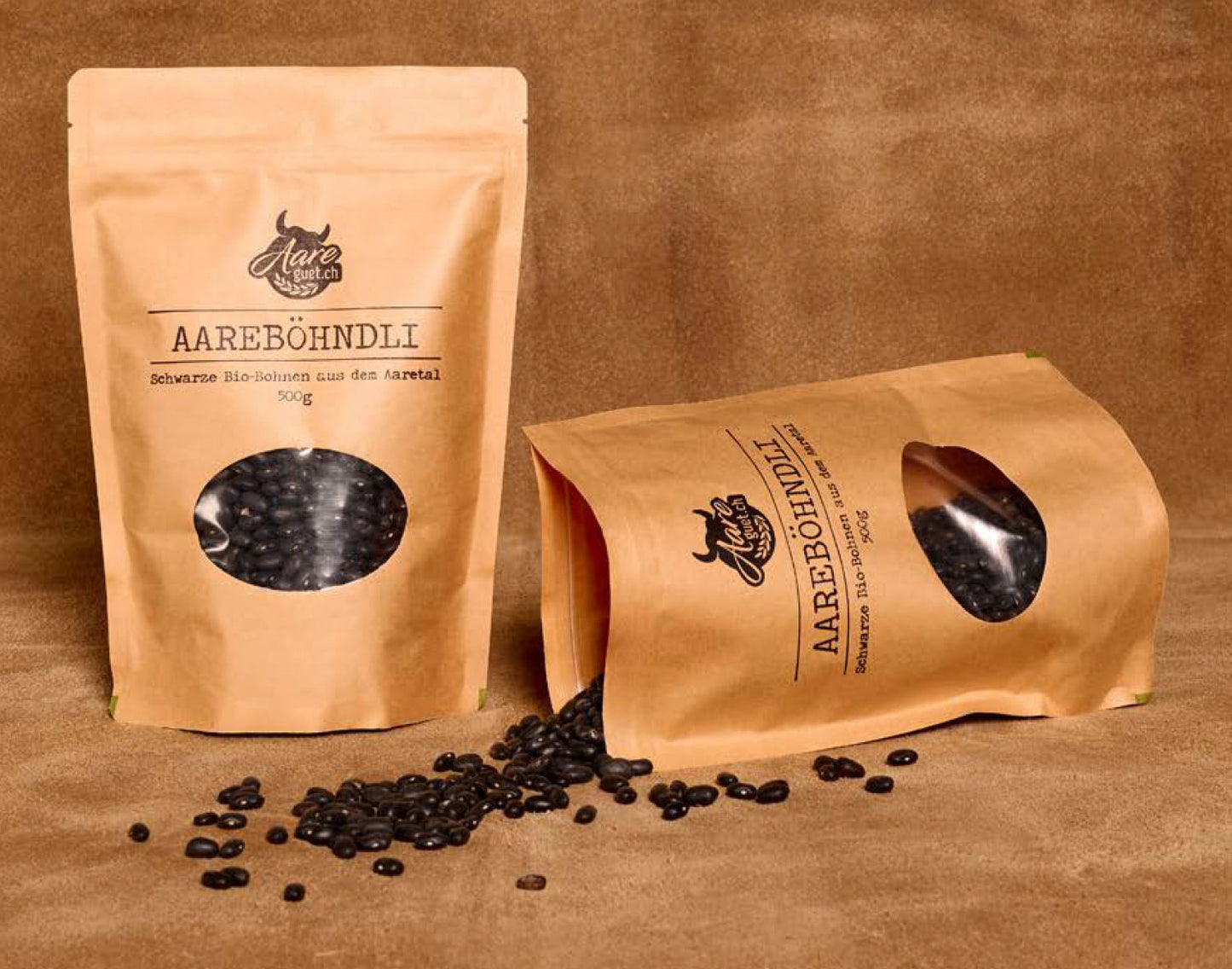 Aareguet Aareböhndli schwarze Bio-Bohnen 500 g