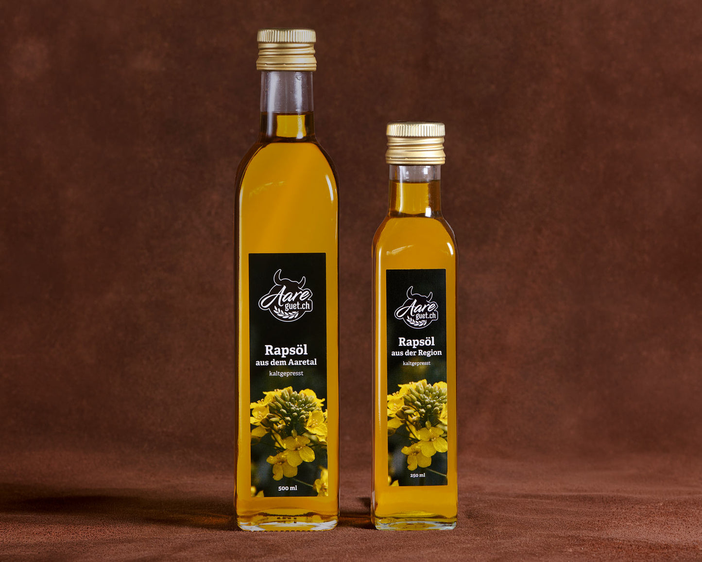 Aareguet Rapsöl kaltgepresst 500 ml