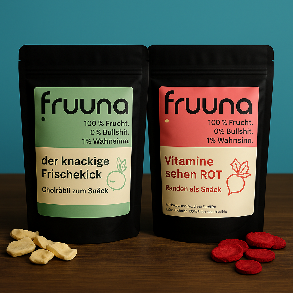 Wir legen nach: Cholräbli & Randen Snäcks – 100 % Gemüse, 0 % Bullshit