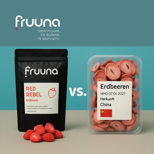 Gefriertrocknete Früchte bei Coop, Migros und Müller – und warum wir sie in der Schweiz machen