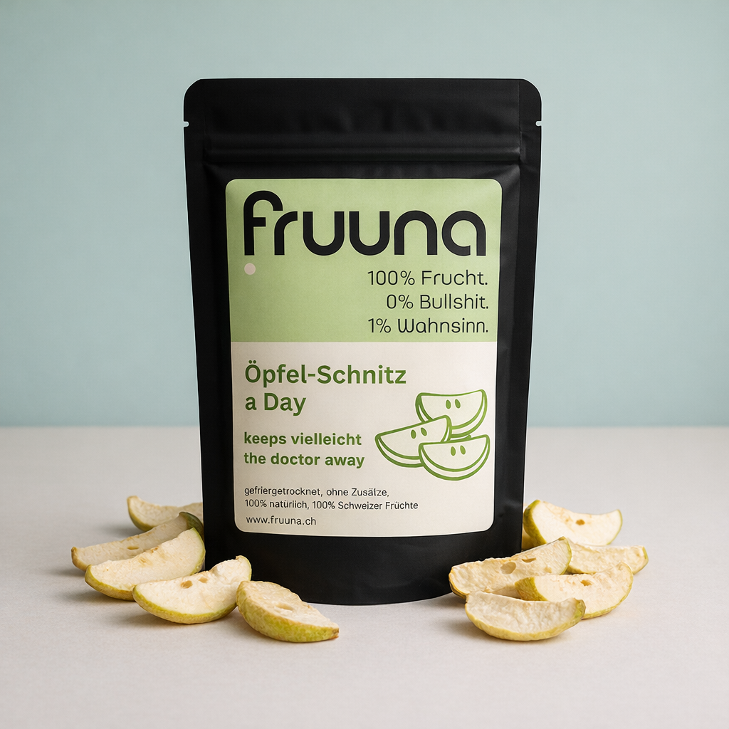 Fruuna Öpfelschnitz (Apfelschnitze) – gefriergetrocknet, 60g