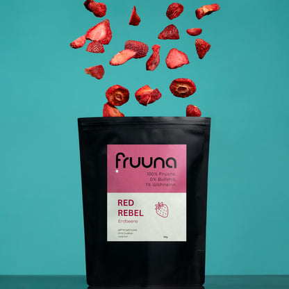 Die roten Rebellen - gefriergetrocknete, Schweizer-Erdbeeren, 60g