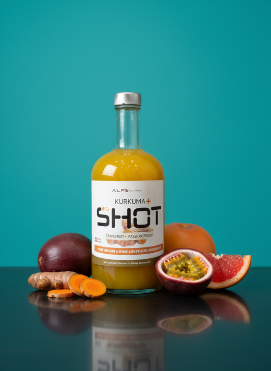 Kurkuma Shot – Goldene Power, ohne Zucker, 0.5l