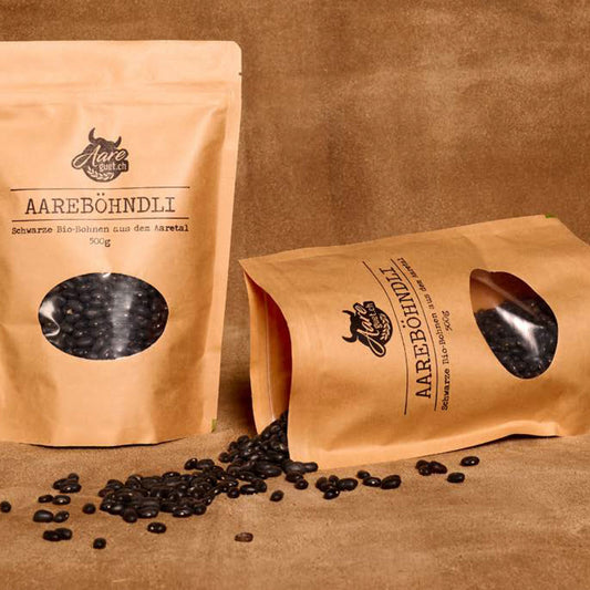 Aareguet Aareböhndli schwarze Bio-Bohnen 500 g